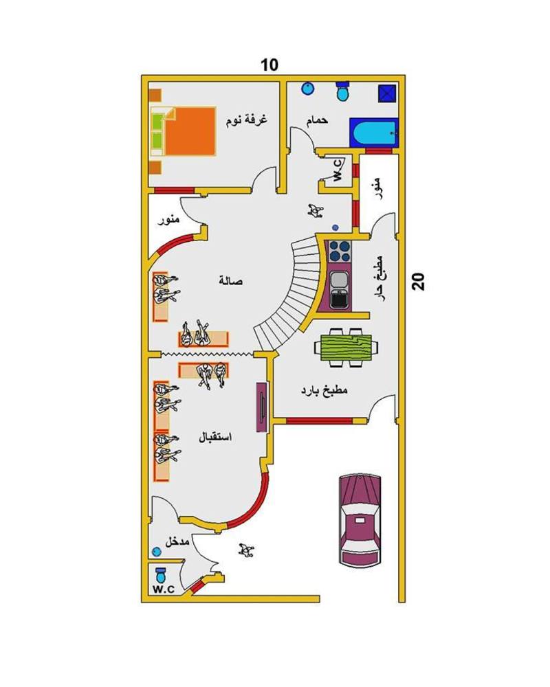 خرائط منازل - ادوار سكنيه بالتفصيل فى خريطه 4740 8