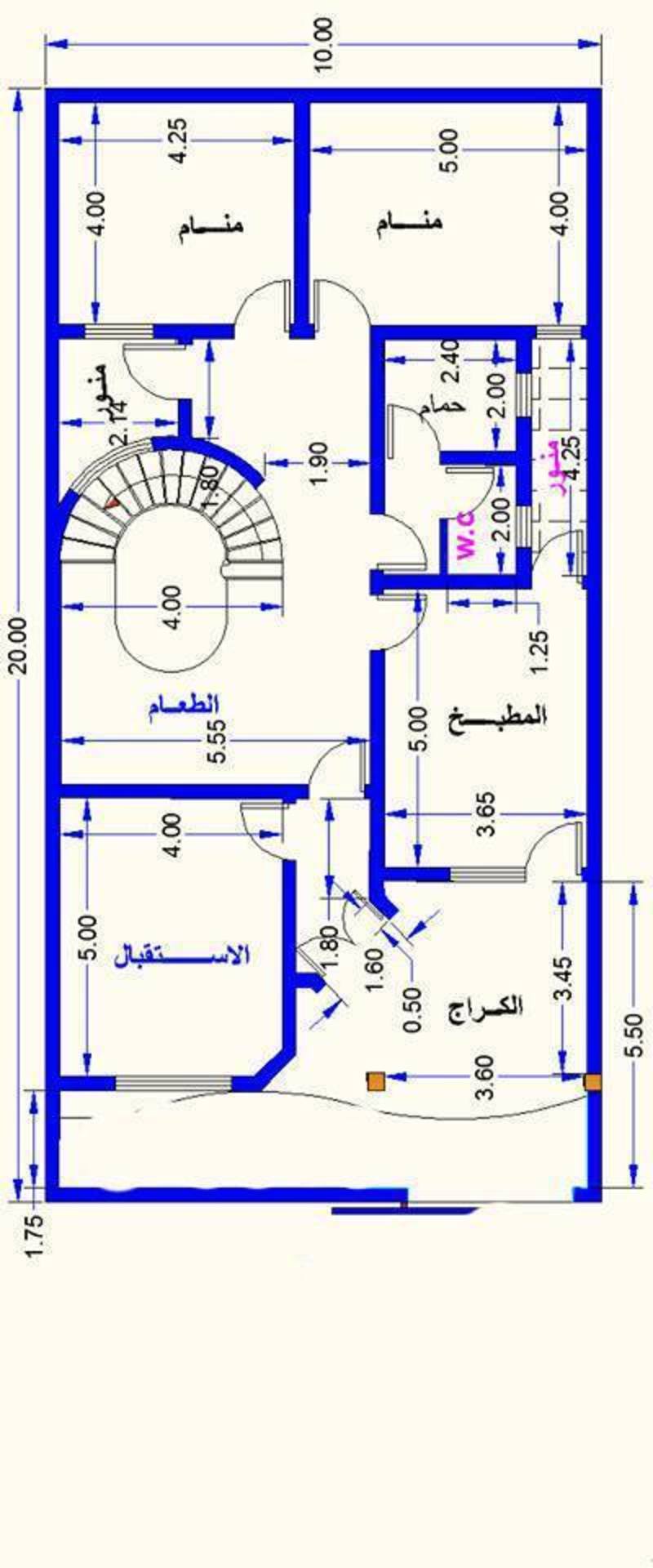 خرائط منازل - ادوار سكنيه بالتفصيل فى خريطه 4740 5