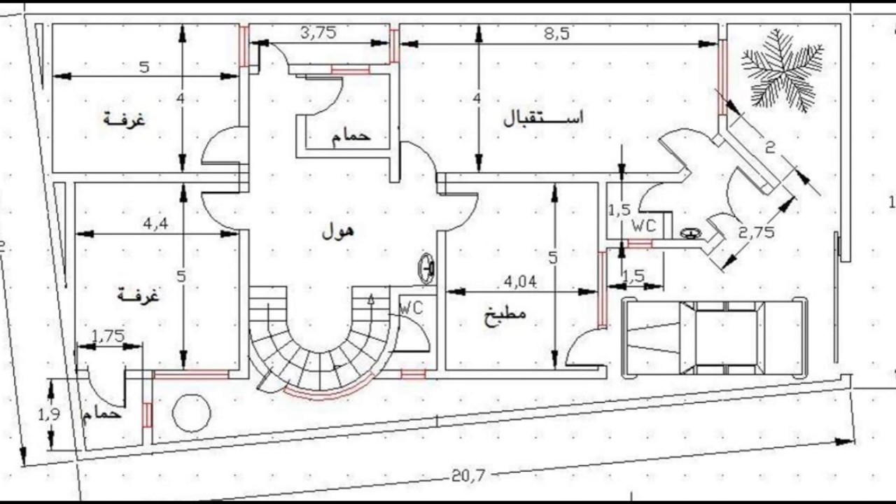 خرائط منازل - ادوار سكنيه بالتفصيل فى خريطه 4740 6