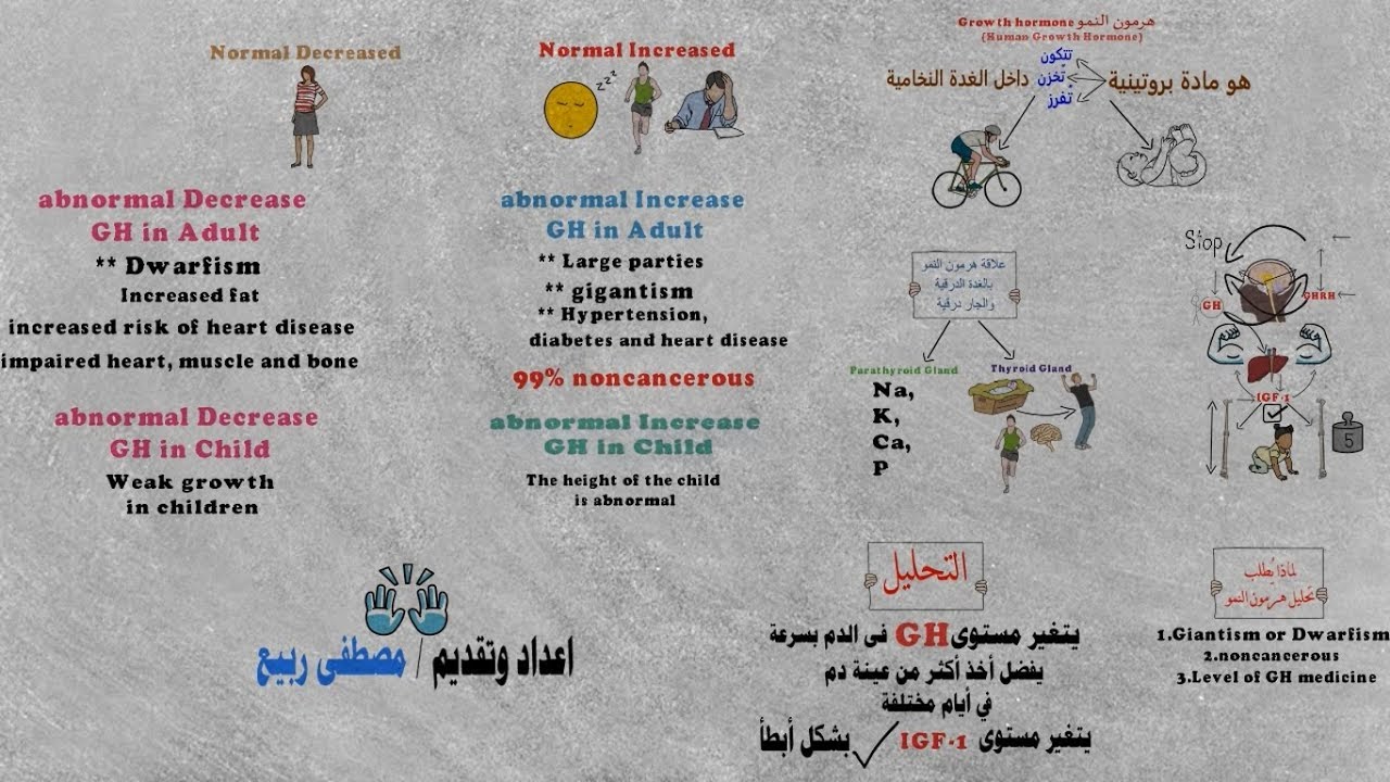 من افراز , متي يفرز هرمون النمو