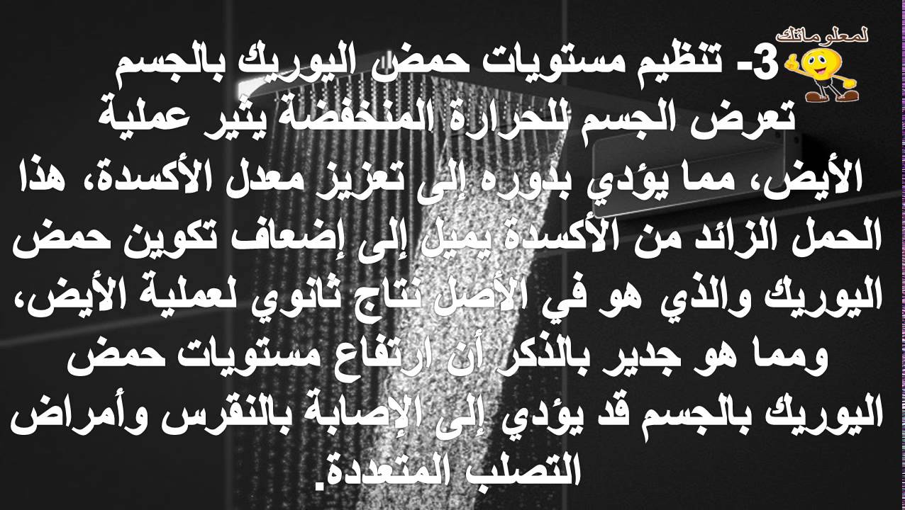 اهميه كبيرة و عظيمه لهذا الماء , فوائد الماء البارد للجسم