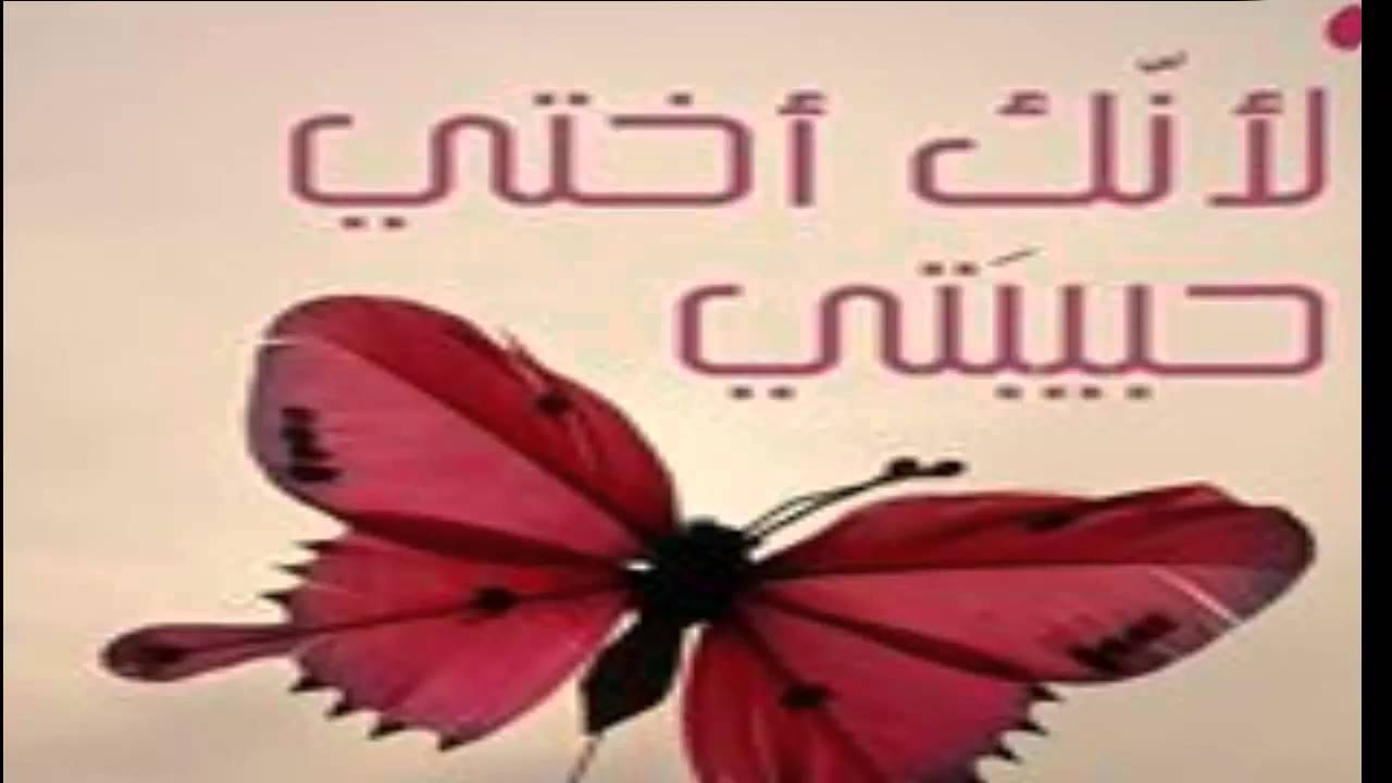 مسجات عن الاخت - اختى ابتسامتى و حياتى 4492 7