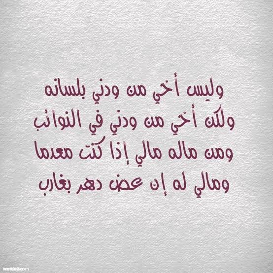 شعر عن الاخوة والصداقة - من اجمل العلاقات اللى بتدوم فترة طويله 2324 12